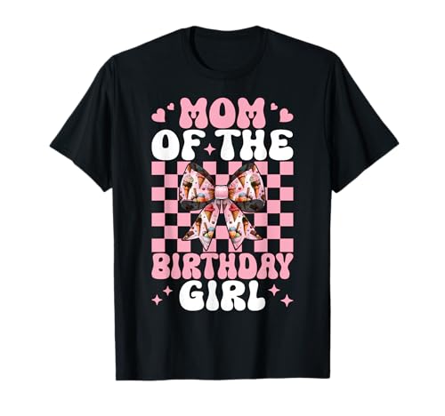 Eistüte rosa Kokette Schleife Mama des Geburtstags Mädchen T-Shirt von Womens Pink Coquette Bow Ice Cream Cone Gifts