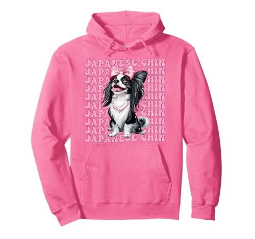 Japanisches Kinn Hund Mädchen Kokette Schleife Rosa Band Pullover Hoodie Japanisches Kinn Hund Mädchen Kokette Schleife Rosa Band Pullover Hoodie von Womens Pink Coquette Bow Japanese Chin Dog Gifts