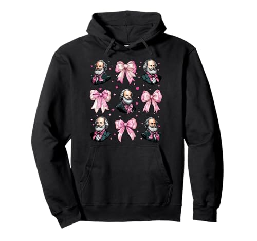 Karl Marx Kommunismus Kommunistisches Mädchen Kokette Schleife Rosa Pullover Hoodie Karl Marx Kommunismus Kommunistisches Mädchen Kokette Schleife Rosa Pullover Hoodie von Womens Pink Coquette Bow Karl Marx Communism Gifts