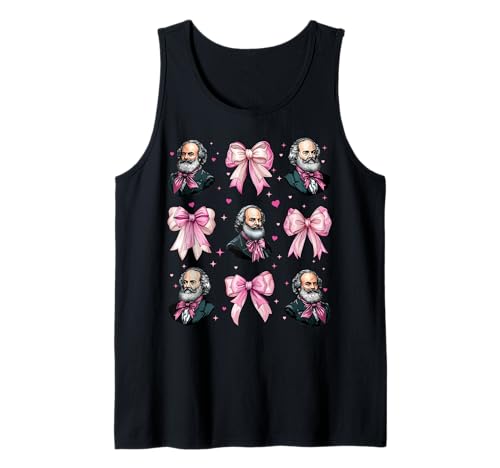 Karl Marx Kommunismus Kommunistisches Mädchen Kokette Schleife Rosa Tank Top Karl Marx Kommunismus Kommunistisches Mädchen Kokette Schleife Rosa Tank Top von Womens Pink Coquette Bow Karl Marx Communism Gifts