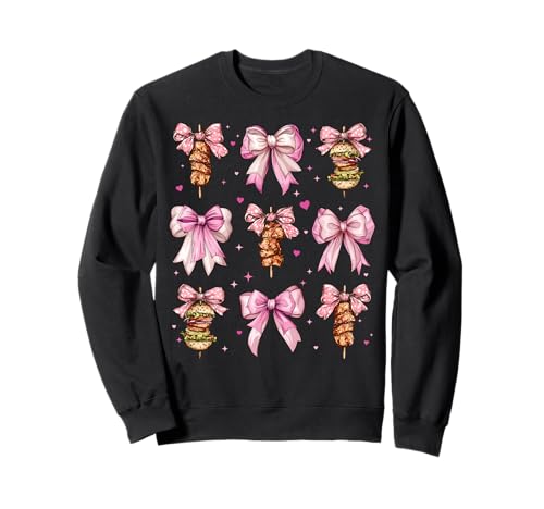 Kebab Döner Kebab Kebap Girl Kokette Schleife Rosa Sweatshirt Kebab Döner Kebab Kebap Girl Kokette Schleife Rosa Sweatshirt von Womens Pink Coquette Bow Kebab Döner Kebab Gifts