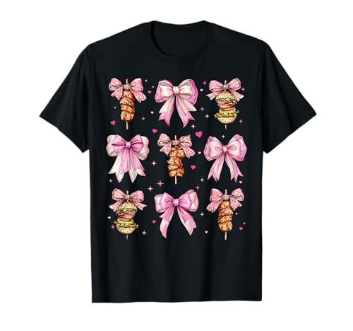 Kebab Döner Kebab Kebap Girl Kokette Schleife Rosa T-Shirt Kebab Döner Kebab Kebap Girl Kokette Schleife Rosa T-Shirt von Womens Pink Coquette Bow Kebab Döner Kebab Gifts