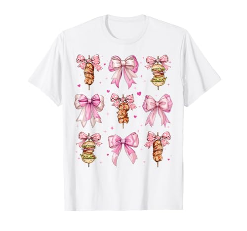 Kebab Döner Kebab Kebap Girl Kokette Schleife Rosa T-Shirt Kebab Döner Kebab Kebap Girl Kokette Schleife Rosa T-Shirt von Womens Pink Coquette Bow Kebab Döner Kebab Gifts