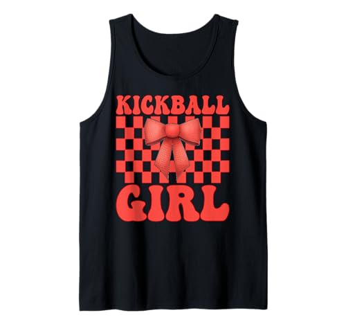 Kickball Coquette Bow für Mädchen Tank Top Kickball Coquette Bow für Mädchen Tank Top von Womens Pink Coquette Bow Kickball Player Gifts