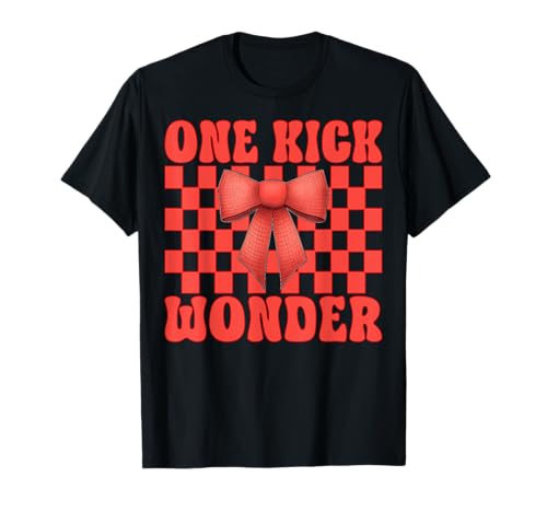 One Kick Wonder Kickball Kokettenbogen für Mädchen T-Shirt One Kick Wonder Kickball Kokettenbogen für Mädchen T-Shirt von Womens Pink Coquette Bow Kickball Player Gifts