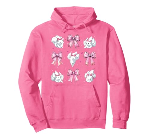 Kitsune Weiße Fuchsmädchen Kokette Schleife Niedlich Rosa Mama Pullover Hoodie Kitsune Weiße Fuchsmädchen Kokette Schleife Niedlich Rosa Mama Pullover Hoodie von Womens Pink Coquette Bow Kitsune Fox Gifts