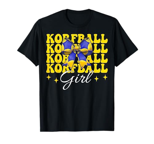 Korfball Mädchen Kokette Schleife T-Shirt von Womens Pink Coquette Bow Korfball Player Gifts