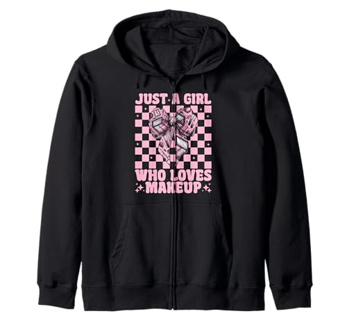 Nur EIN Mädchen, das Visagistin MUA Coquette Bow liebt Kapuzenjacke von Womens Pink Coquette Bow MUA Beautician Gifts