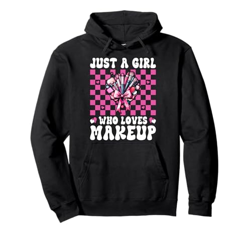 Nur EIN Mädchen, das Visagistin MUA Coquette Bow liebt Pullover Hoodie von Womens Pink Coquette Bow MUA Beautician Gifts