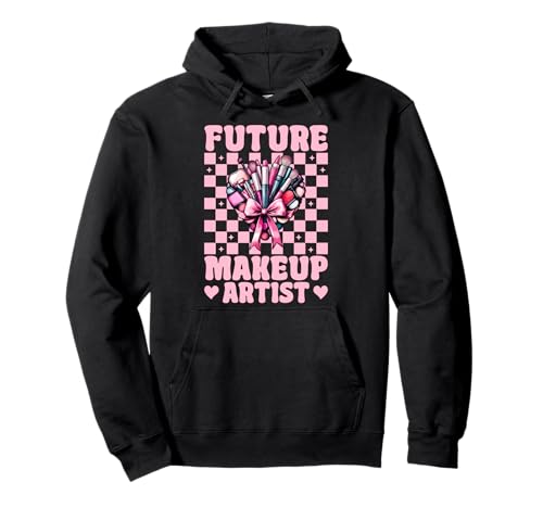 Zukünftige Visagistin MUA Girl Mom Coquette Bow Pullover Hoodie von Womens Pink Coquette Bow MUA Beautician Gifts