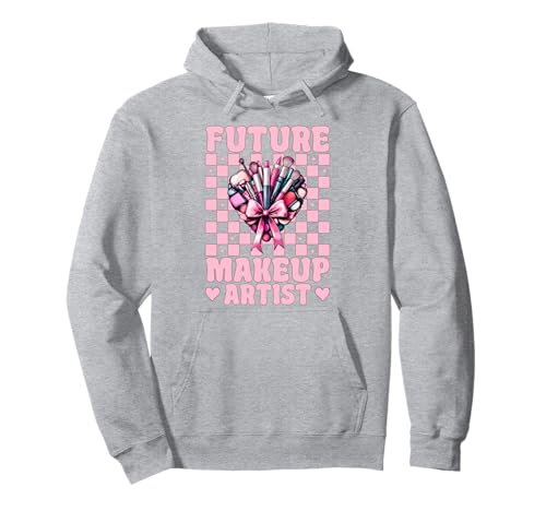 Zukünftige Visagistin MUA Girl Mom Coquette Bow Pullover Hoodie von Womens Pink Coquette Bow MUA Beautician Gifts
