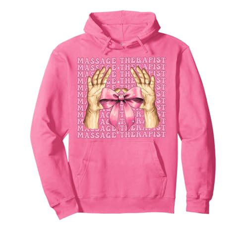 Massagetherapeutin Massagetherapie Mädchen Kokette Schleife Rosa Pullover Hoodie Massagetherapeutin Massagetherapie Mädchen Kokette Schleife Rosa Pullover Hoodie von Womens Pink Coquette Bow Massage Therapist Gifts