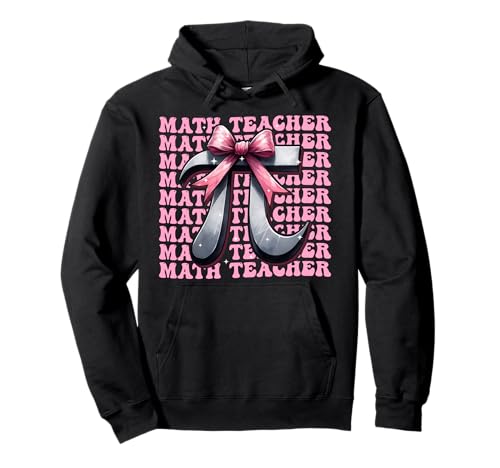 Schleifenband für Mathematiklehrer, für Pi-Girl, Kokette Pullover Hoodie Schleifenband für Mathematiklehrer, für Pi-Girl, Kokette Pullover Hoodie von Womens Pink Coquette Bow Math Teacher Gifts