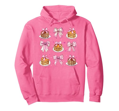 Pancake Hotcake Girl Kokette Schleife Rosa Pullover Hoodie von Womens Pink Coquette Bow Pancake Hotcake Gifts