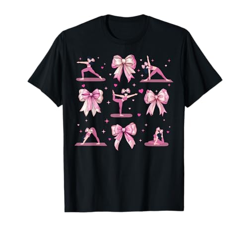 Pilates Fitness Workout Mädchen Kokette Schleife Rosa Mama T-Shirt Pilates Fitness Workout Mädchen Kokette Schleife Rosa Mama T-Shirt von Womens Pink Coquette Bow Pilates Fitness Gifts