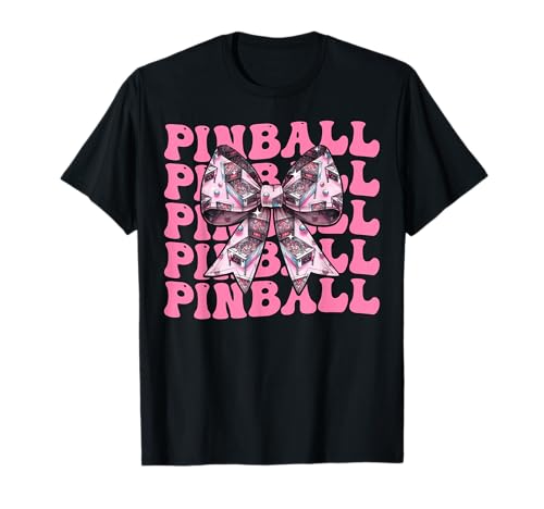 Coquette Bow Pinball Arcade-Spiel für Mädchen, Mama, Muttertag, Rosa T-Shirt Coquette Bow Pinball Arcade-Spiel für Mädchen, Mama, Muttertag, Rosa T-Shirt von Womens Pink Coquette Bow Pinball Arcade Game Gifts