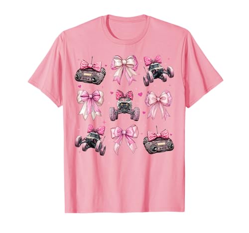 RC Car Racing Racer Fernbedienung Girl Coquette Bow Pink T-Shirt RC Car Racing Racer Fernbedienung Girl Coquette Bow Pink T-Shirt von Womens Pink Coquette Bow RC Car Racing Gifts