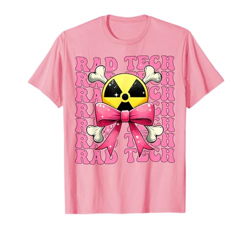 Coquette Bow Rad Tech Radiology für Mädchen, Mama, Muttertag, Rosa T-Shirt Coquette Bow Rad Tech Radiology für Mädchen, Mama, Muttertag, Rosa T-Shirt von Womens Pink Coquette Bow Rad Tech Radiology Gifts