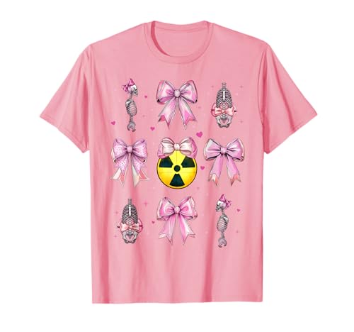 Rad Tech Radiology Radiologist Radiographin Girl Coquette T-Shirt Rad Tech Radiology Radiologist Radiographin Girl Coquette T-Shirt von Womens Pink Coquette Bow Rad Tech Radiology Gifts