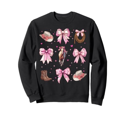 Rodeo Barrel Racer Barrel Racing Coquette Bow für Mädchen, Mama, Rosa Sweatshirt Rodeo Barrel Racer Barrel Racing Coquette Bow für Mädchen, Mama, Rosa Sweatshirt von Womens Pink Coquette Bow Rodeo Barrel Racer Gifts