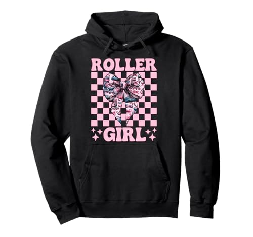 Roller Girl Rollerblades Inlineskating Pullover Hoodie Roller Girl Rollerblades Inlineskating Pullover Hoodie von Womens Pink Coquette Bow Rollerblades Gifts