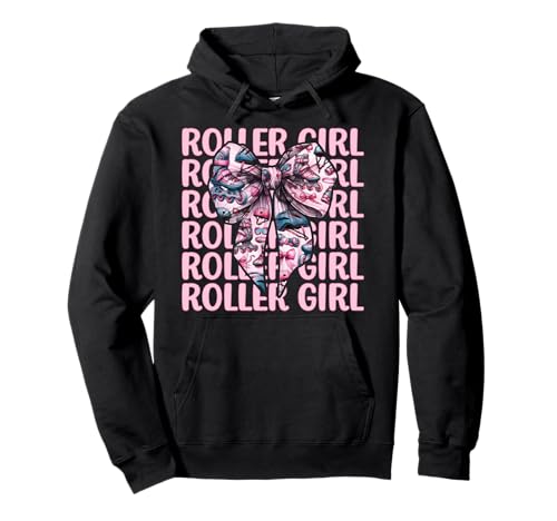 Roller Girl Rollerblades Inlineskating Pullover Hoodie Roller Girl Rollerblades Inlineskating Pullover Hoodie von Womens Pink Coquette Bow Rollerblades Gifts