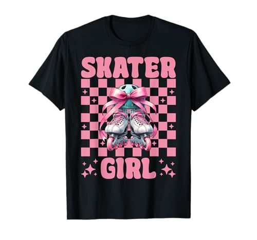 Roller Girl Rollerblades Inlineskating T-Shirt Roller Girl Rollerblades Inlineskating T-Shirt von Womens Pink Coquette Bow Rollerblades Gifts