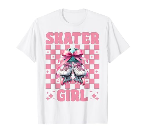 Roller Girl Rollerblades Inlineskating T-Shirt Roller Girl Rollerblades Inlineskating T-Shirt von Womens Pink Coquette Bow Rollerblades Gifts