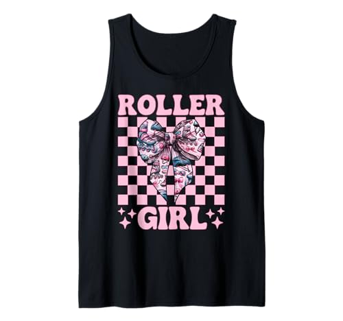 Roller Girl Rollerblades Inlineskating Tank Top Roller Girl Rollerblades Inlineskating Tank Top von Womens Pink Coquette Bow Rollerblades Gifts