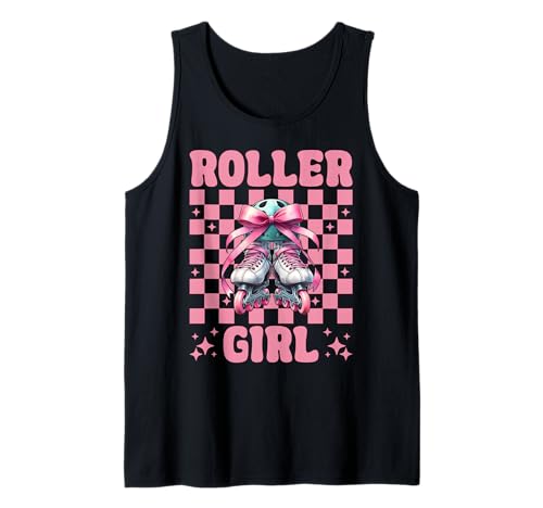 Roller Girl Rollerblades Inlineskating Tank Top Roller Girl Rollerblades Inlineskating Tank Top von Womens Pink Coquette Bow Rollerblades Gifts