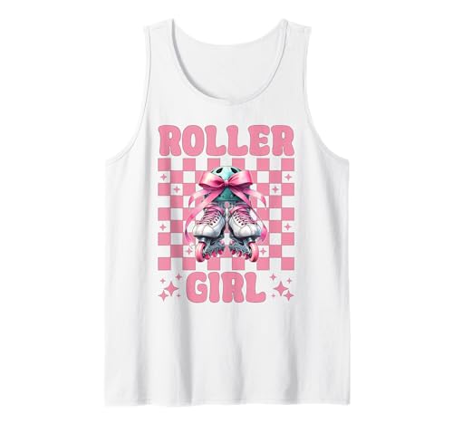 Roller Girl Rollerblades Inlineskating Tank Top Roller Girl Rollerblades Inlineskating Tank Top von Womens Pink Coquette Bow Rollerblades Gifts