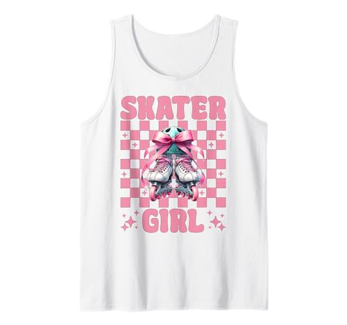 Roller Girl Rollerblades Inlineskating Tank Top Roller Girl Rollerblades Inlineskating Tank Top von Womens Pink Coquette Bow Rollerblades Gifts