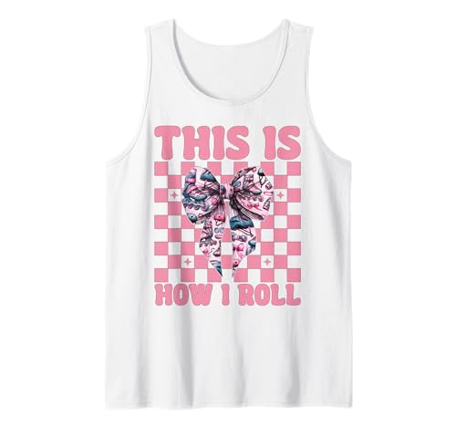 Rollerblades Inlineskaten So rollt Man Tank Top von Womens Pink Coquette Bow Rollerblades Gifts