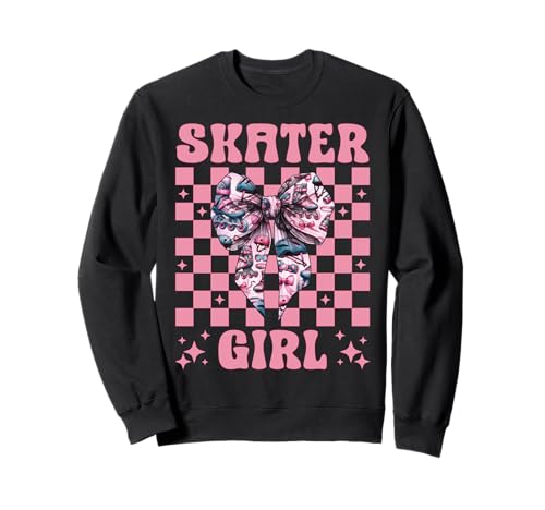 Skater Girl Rollerblades Inlineskating Sweatshirt Skater Girl Rollerblades Inlineskating Sweatshirt von Womens Pink Coquette Bow Rollerblades Gifts