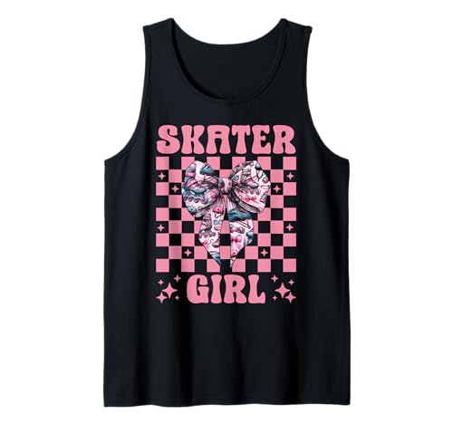 Skater Girl Rollerblades Inlineskating Tank Top Skater Girl Rollerblades Inlineskating Tank Top von Womens Pink Coquette Bow Rollerblades Gifts