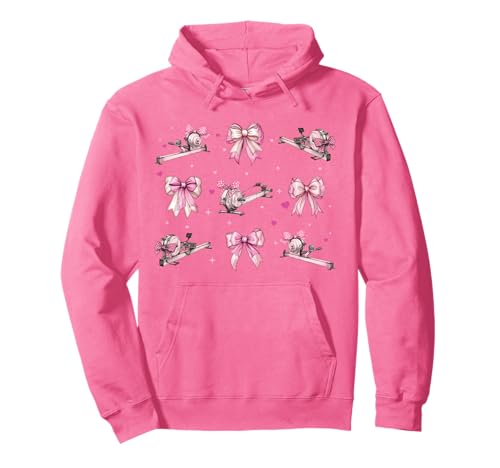 Rowing Rower Girl Kokette Bow Pink Mom Pullover Hoodie Rowing Rower Girl Kokette Bow Pink Mom Pullover Hoodie von Womens Pink Coquette Bow Rowing Rower Gifts