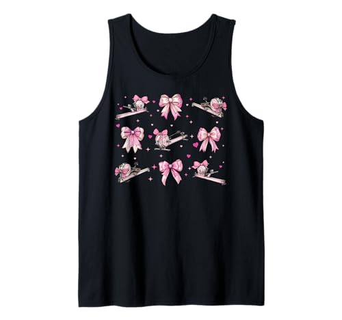 Rowing Rower Girl Kokette Bow Pink Mom Tank Top Rowing Rower Girl Kokette Bow Pink Mom Tank Top von Womens Pink Coquette Bow Rowing Rower Gifts