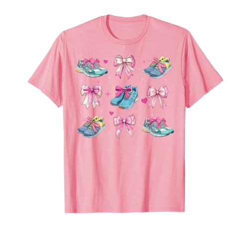 Running Running Marathon Girl Coquette Bow Pink Mom T-Shirt Running Running Marathon Girl Coquette Bow Pink Mom T-Shirt von Womens Pink Coquette Bow Running Runner Gifts