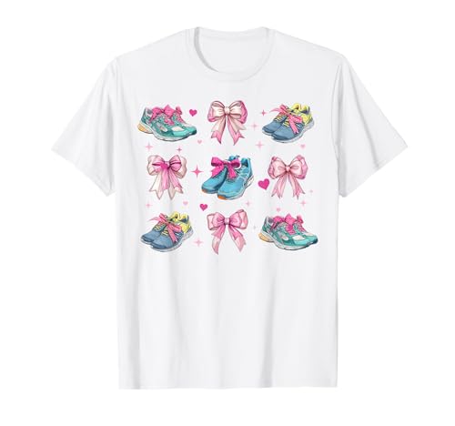 Running Running Marathon Girl Coquette Bow Pink Mom T-Shirt Running Running Marathon Girl Coquette Bow Pink Mom T-Shirt von Womens Pink Coquette Bow Running Runner Gifts