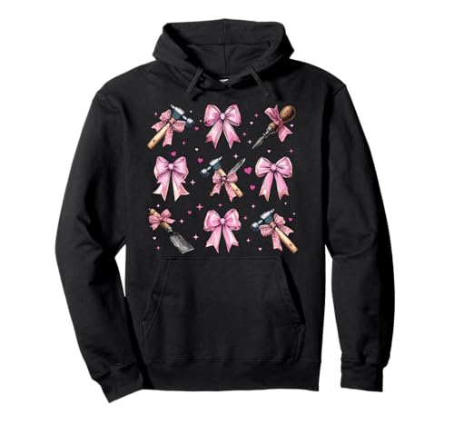 Bildhauerin, Mädchen, Kokette, Schleife, rosa Mutter Pullover Hoodie Bildhauerin, Mädchen, Kokette, Schleife, rosa Mutter Pullover Hoodie von Womens Pink Coquette Bow Sculpting Sculptor Gifts