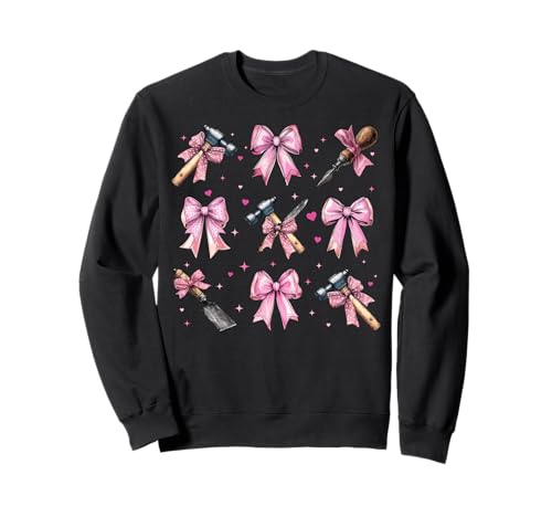 Bildhauerin, Mädchen, Kokette, Schleife, rosa Mutter Sweatshirt Bildhauerin, Mädchen, Kokette, Schleife, rosa Mutter Sweatshirt von Womens Pink Coquette Bow Sculpting Sculptor Gifts
