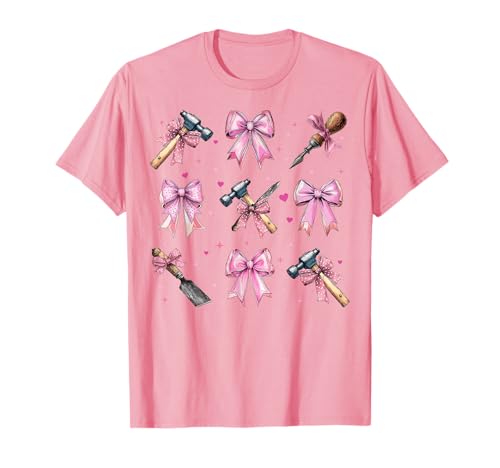 Bildhauerin, Mädchen, Kokette, Schleife, rosa Mutter T-Shirt Bildhauerin, Mädchen, Kokette, Schleife, rosa Mutter T-Shirt von Womens Pink Coquette Bow Sculpting Sculptor Gifts