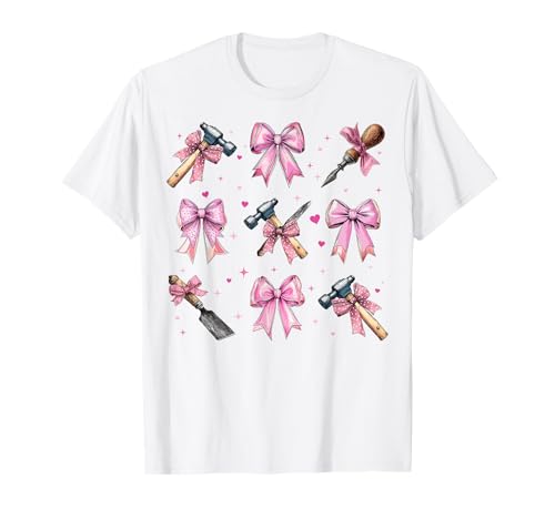 Bildhauerin, Mädchen, Kokette, Schleife, rosa Mutter T-Shirt Bildhauerin, Mädchen, Kokette, Schleife, rosa Mutter T-Shirt von Womens Pink Coquette Bow Sculpting Sculptor Gifts