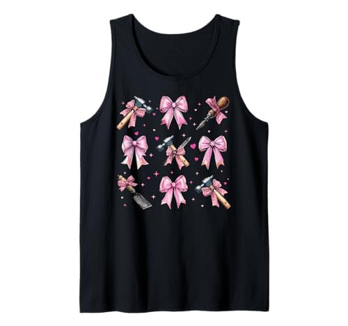 Bildhauerin, Mädchen, Kokette, Schleife, rosa Mutter Tank Top Bildhauerin, Mädchen, Kokette, Schleife, rosa Mutter Tank Top von Womens Pink Coquette Bow Sculpting Sculptor Gifts