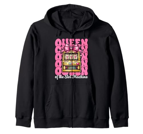 Die Königin des Spielautomaten Gambling Casino 777 Girl Mom Kapuzenjacke Die Königin des Spielautomaten Gambling Casino 777 Girl Mom Kapuzenjacke von Womens Pink Coquette Bow Slot Machine Casino Gifts