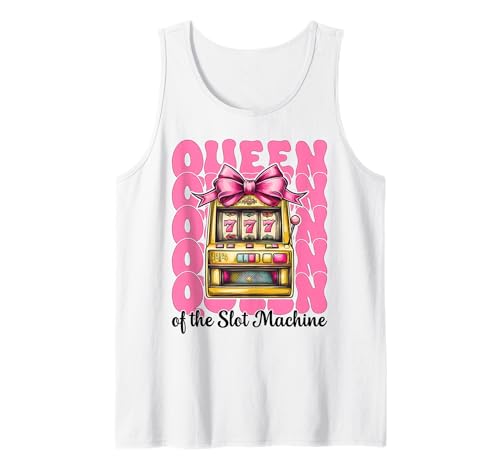 Die Königin des Spielautomaten Gambling Casino 777 Girl Mom Tank Top Die Königin des Spielautomaten Gambling Casino 777 Girl Mom Tank Top von Womens Pink Coquette Bow Slot Machine Casino Gifts