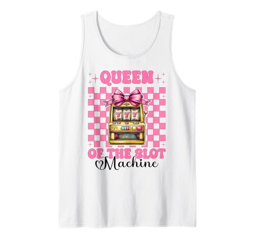 Die Königin des Spielautomaten Gambling Casino 777 Girl Mom Tank Top Die Königin des Spielautomaten Gambling Casino 777 Girl Mom Tank Top von Womens Pink Coquette Bow Slot Machine Casino Gifts