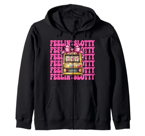 Feelin' Slotty Spielautomat Glücksspiel Casino 777 Mädchen Kapuzenjacke Feelin' Slotty Spielautomat Glücksspiel Casino 777 Mädchen Kapuzenjacke von Womens Pink Coquette Bow Slot Machine Casino Gifts