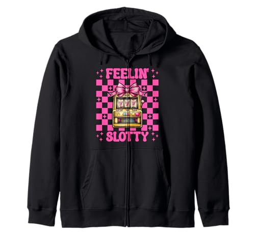 Feelin' Slotty Spielautomat Glücksspiel Casino 777 Mädchen Kapuzenjacke Feelin' Slotty Spielautomat Glücksspiel Casino 777 Mädchen Kapuzenjacke von Womens Pink Coquette Bow Slot Machine Casino Gifts