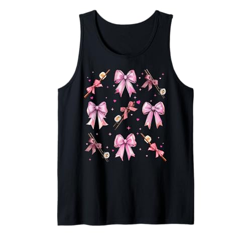 Sushi Japanisches Essen Mädchen Kokette Schleife Rosa Mama Tank Top Sushi Japanisches Essen Mädchen Kokette Schleife Rosa Mama Tank Top von Womens Pink Coquette Bow Sushi Japanese Food Gifts